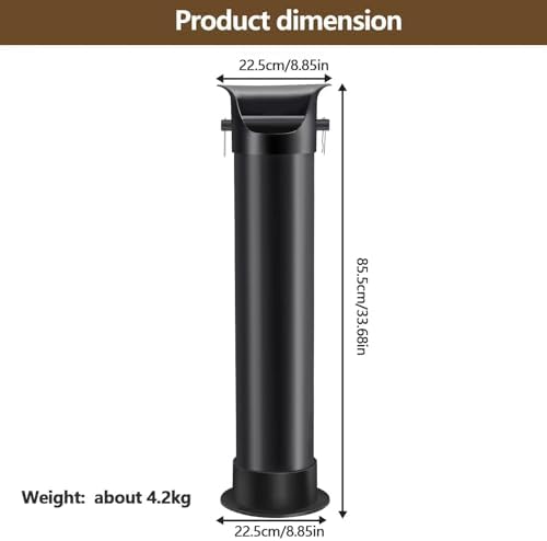 Espresso Coffee Knock Box for Barista Commercial Knock Box for Espresso Coffee Grounds Floor Standing Knock Box with Garbage Bags and Towels - Image 5