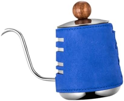 Gooseneck Coffee Kettle Pour Over Kettle Drip Pot Tea Kettle with Handleless Control and Stainless Steel Construction for and Fast Heating, Blue - Image 7