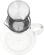Cold Brew Coffee Maker Borosilicate Glass Stainless Steel Filter Sealed Pitcher Jar for Iced Tea, Easy to Clean, Dishwasher Safe (1600ML) - Image 2
