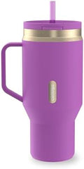 Contigo SnapSeal 30 oz Stainless Steel Vacuum-Insulated Tumbler with Handle & Reusable Straw, Leakproof AutoClose Lid, Cup Holder Friendly, BPA-Free & Lead-Free, Dishwasher Safe by Contigo