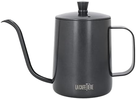La Cafetière Gooseneck Coffee Pour Over Pot, 600 ml, Gift Boxed,Black by La+Cafeti%C3%A8re