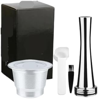 Compatible With Nespresso，Compatible With Mini，C30 D30 Coffee Maker,Coffee Capsule Reusable Espresso Steel Coffee Pod Filters(1capsule-1td) by Unknown