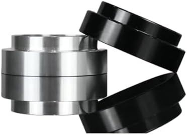 Espresso Dosing Funnel 10 Pcs Coffee Metering Rings Magnetic Funnel Espresso Machine Accessories Barista Tools(Black,51mm) by Unknown