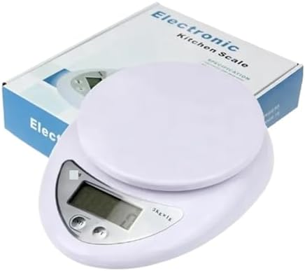 Electronic Scale, 1pc 5kg LED Portable Digital Scale Scales Food Balance Measuring Weight Kitchen Electronic Small Weighing in Grams,for Meal Prep, Baking and Cooking - Image 2