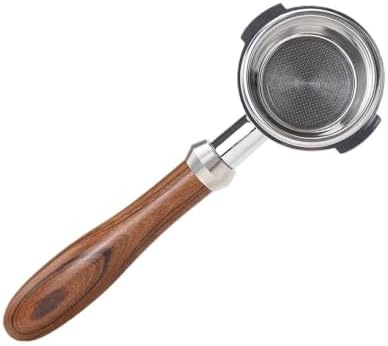Coffee Machine Solid Wood Bottomless Portafilter 58MM by Unknown