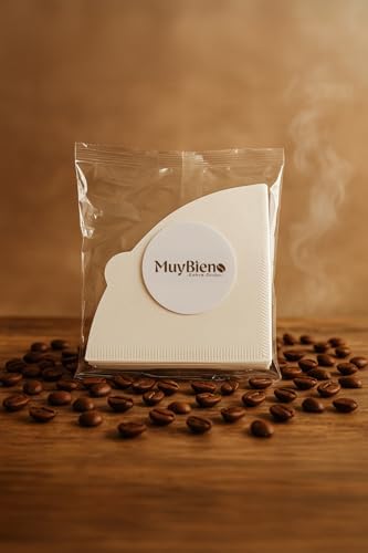 Black Ceramic Dripper and 50-Count Paper Filter Set for Pour Over Coffee Brewing, 0-199ml - Image 3