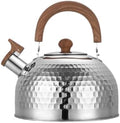 Stove Top Kettle Tea Kettle Whistling Stovetop Tea Kettle Retro Tea Kettle Stainless Steel Red Whistling Tea Pot 3L by Unknown