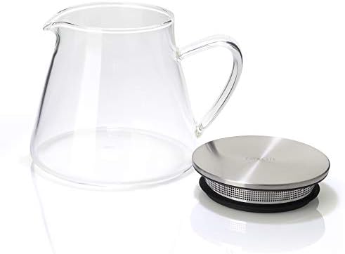 Four Life 841 Teapot Glass, Heat Resistant, 18.9 fl oz (532 ml), For 3 Cups, Lid with Tea Strainer, One Hand, Microwave and Dishwasher Safe, Not Direct Fire, Fuji Glass Teapot - Image 6