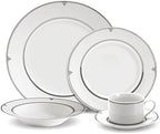 Mikasa Regent Bead 40-Piece Porcelain Dinnerware Set, Service for 8 by Mikasa