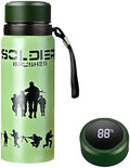 40 oz Smart Water Bottles with Digital Temperature Display Coffee Tea Infuser Bottle LED Thermal Cup Double Walled Vacuum Insulated Stainless Steel Flask Leak Proof Travel Mug Keep Warm (green) by Unknown