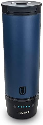Thermojoe 16 Oz. Rechargeable Heated Smart Travel Mug for Coffee and Tea with Temperature Control by ThermoJoe