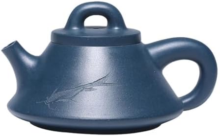 Tea Pots For Loose Tea Traditional Purple Clay Teapot, Raw Mineral Clear Cement Teapot, Hexagonal Creative Pot-shaped Kung Fu Tea Set And Drinkware Tea Infuser Pot by Unknown