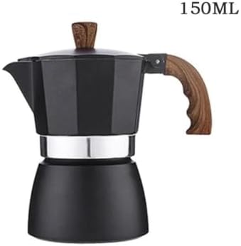 Vintage Moka Pot 150/300ml Wood Handle Stovetop Espresso Maker Italian - Image 3