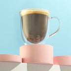 JoyJolt Serene Double Walled Insulated Glasses Coffee Mug (Set of 2) 13.5 Ounces - Image 7