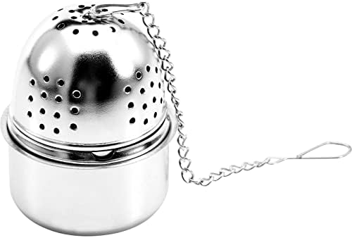 Westmark Teatime 157722E3 Oval Tea Infuser with Saucer Stainless Steel Diameter 4.3 cm - Image 2