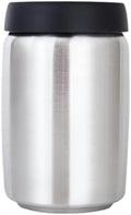 Coffee Bean Jar Airtight Storage Stainless Steel Vacuum Sealed Canister Manual Seal Versatile Design Suitable for Home Use Office, 1200ml by Fonowx