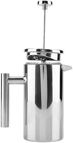 Bewinner Press Coffee Pot, French Press Coffee Maker Double Walled Stainless Steel Coffee Maker French Press Tea Pot with Filter (800ML) - Image 5