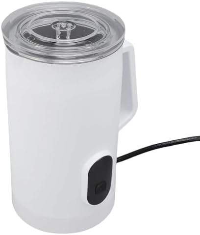 Electric Milk Frother, 4 in 1 Automatic Hot and Cold Milk Foam Maker for Coffee Latte Cappuccino, with Silent Motor and Non Stick Pitcher (US Plug 110V) - Image 4