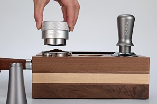 IKAPE Coffee Products, 53MM Coffee Distributor, Gravity Adaptive Espresso Distributor Fits All 54MM Espresso Portafilter, Compatible with 54MM Breville Bottomless Portafilter (Silver) - Image 5