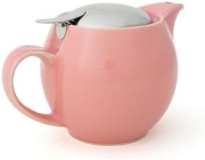 Zero Japan Bee House Round Teapot For One, 15 Oz - Ceramic Tea Pot with Stainless Steel Lid and Infuser, Smooth-Pour Spout, Diswasher and Microwave Safe Tea Pots (Rose) - Image 7