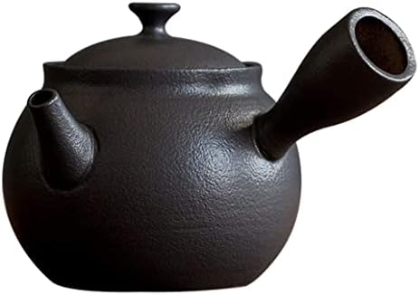 KYUSAR Japanese Cast Iron Teapot Chinese Teapot 320Ml Chinese Ceramic Tea Pot Teapot Portable Ceramic Gift for Outdoor Picnic Business Hotel Tetsubin Tea Pot (Color : D, Size : 320Ml) by Unknown