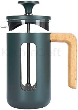 La Cafetière Pisa Stainless Steel Cafetiere 3 Cup French Press, Green, Gift Boxed by La+Cafeti%C3%A8re