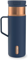 Contigo SnapSeal 20 oz Stainless Steel Vacuum-Insulated Water Bottle with Leakproof AutoClose Lid (Straw-Compatible) & Side Handle, BPA-Free & Lead-Free, Dishwasher Safe by Contigo