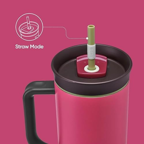 Owala Tumbler Stainless Steel Water Bottle 40 oz Watermelon Breeze - Image 4
