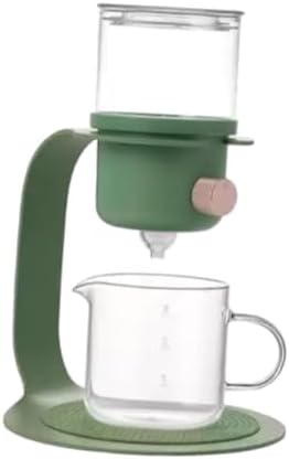 Semi Automatic Glass Teapot Tea Infuser Pot Water Tea Cup Easy to Clean Large by Unknown