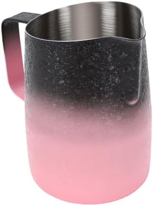 banapoy Stainless Steel Coffee Milk Frothing Pitcher, 450ml (Gradient Pink) - Image 4