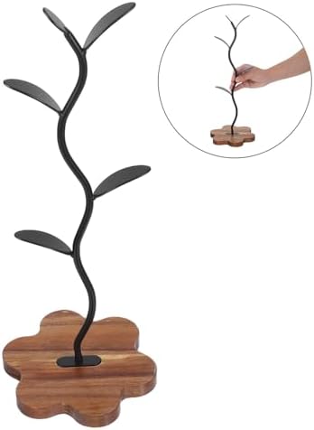 Wood Mug Tree Holder Xmas Tea Cup Display Stand for Living Room - Image 7