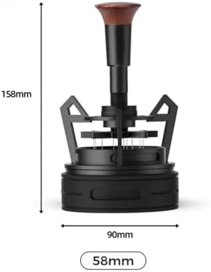 Espresso Rotary WDT,Coffee Stirrer With Dosing Funnel & Stand,Espresso Stirrer Distribution Tool For Barista Compatible With IKAPE V3(54MM) - Image 4