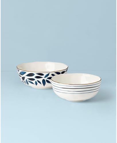 Lenox Blue Bay 2-Piece Nesting Bowl Set, 5.51 - Image 3
