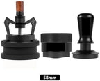 Compatible With IKAPE Rotary WDT Tool, Espresso Stirrer Distribution Tool For Barista, 0.4MM 10 Needles Espresso Coffee Stirrer With Brush Stand(58mm Set A) - Image 2
