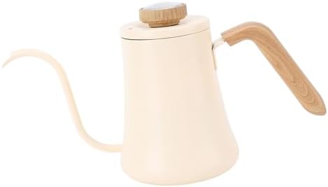 Focket Pour Over Kettle, 600ML 304 Stainless Steel Gooseneck Electric Kettle Tea with Anti Scald Handle Thermometer Lid Long Spout for Coffee Tea Boil Hot Water - Image 5