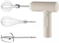 Egg Beater Electric Whisk Household Small Rechargeable Stainless Steel Cream Whipper Handheld Egg Beater Milk Frother by Unknown