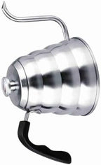 Zerodis Gooseneck Pour Over Coffee Pot, 304 Stainless Steel Drip Kettle with Thermometer, for Gas Electric Induction Stoves Stovetop Kettle (1.2L) - Image 2