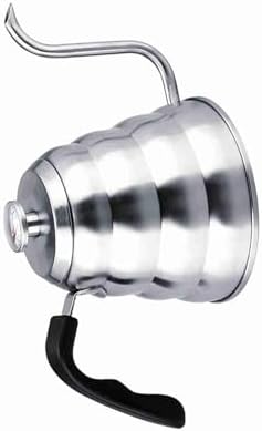 Zerodis Gooseneck Pour Over Coffee Pot, 304 Stainless Steel Drip Kettle with Thermometer, for Gas Electric Induction Stoves Stovetop Kettle (1.2L) - Image 2