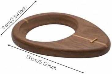 Amagogo Coffee Drip Stand Wooden Dripper Holder Pour Over Base Rack With Minimalist Style And Walnut And Brass Over Cup Or Carafe Suitable for home office use coffee bar - Image 7