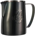 Elegant Stainless Steel Frothing Cup Coffee Pitcher Milk Cream Espresso Latte Art Jug for Barista Coffee Bar(400ml,Black 1) by Unknown