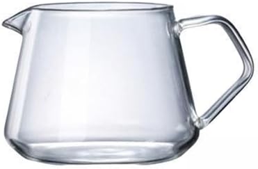 Coffee Maker Coffee Pot Kettle Manual Dripper Brewer Borosilicate Glass Pour Over Carafe Heat and Cold Resistant Transparent and Suitable for by Unknown
