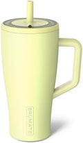BrüMate Era 30 oz Tumbler with Handle & Straw | 100% Leakproof Insulated Water Bottle Tumbler with Lid & Flexible SoftSip Straw | Made of Stainless Steel | Cup Holder Friendly | 30oz (Prickly Pear) by Br%C3%BCMate