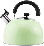 Tea kettle, Stovetop Whistling Tea Kettle Stainless Steel 4L Fast Boiling Water Pot Blue(Green,3L) - Image 7