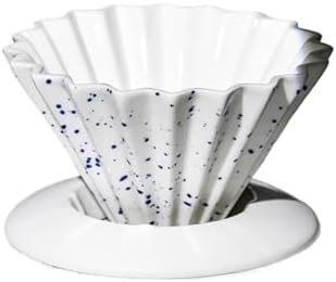 Porcelain Coffee Dripper Ceramic Filter Cup Reusable Filters Funnel Manual Brew Tool Chic Home Barista Accessories(Color 3) by Unknown