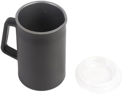 Electric Milk Frother 400W, 4 in 1 Automatic Warm and Cold Foam Maker with Silent Operation, Stainless Steel, 580ml, for Coffee, Latte, Cappuccino, Hot Chocolate (US Plug) - Image 4