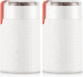 Bodum Bistro Electric Blade Coffee Grinder, White, 2.1 oz (Pack of 2) by Bodum