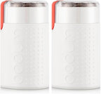Bodum Bistro Electric Blade Coffee Grinder, White, 2.1 oz (Pack of 2) by Bodum