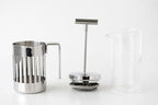 Alessi 9094/8 - Design Press Filter Coffee Maker, 18/10 Stainless Steel, Mirror Polished and Glass, 8 Cups - Image 3