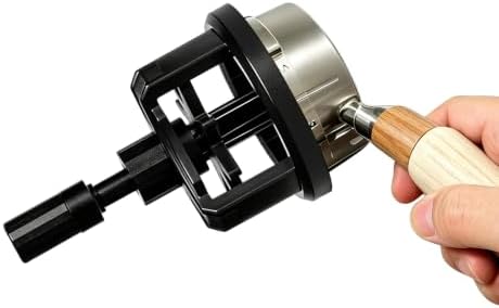 58mm WDT Tool Espresso, Press-to-Rotate Espresso Distribution Tool with Magnetic Base, Adjustable Depth Espresso Needles Distributor Tool by Unknown