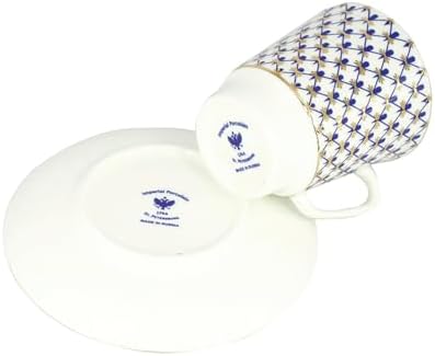 Imperial Cup and Saucer Set Collection (May Cobalt Net) - Image 4